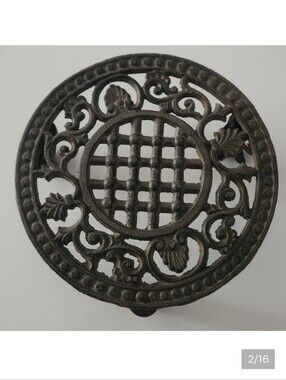 Cast Iron Plant Caddy Stand on Wheels